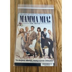MAMMA MIA- BLOCKBUSTER VIDEO BACKER CARD 5"X8"